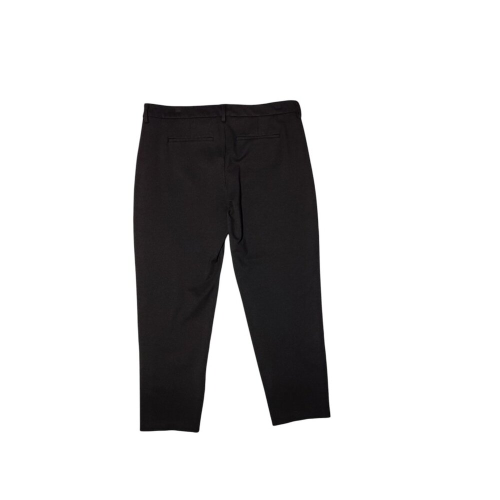 Liverpool Brown Stretch Ponte Dress Pants Mid Rise Tapered Crop Officewear 12